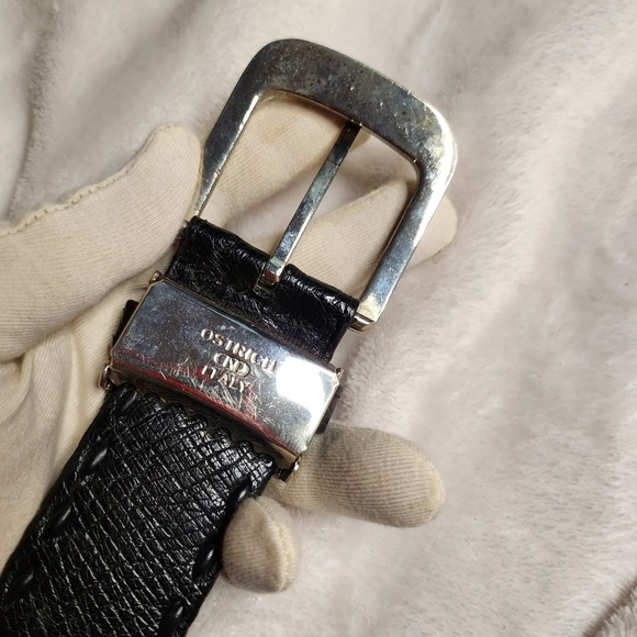 Host Pick Ostrich belt 🇮🇹 Italy size 30-33 - Picture 5 of 16